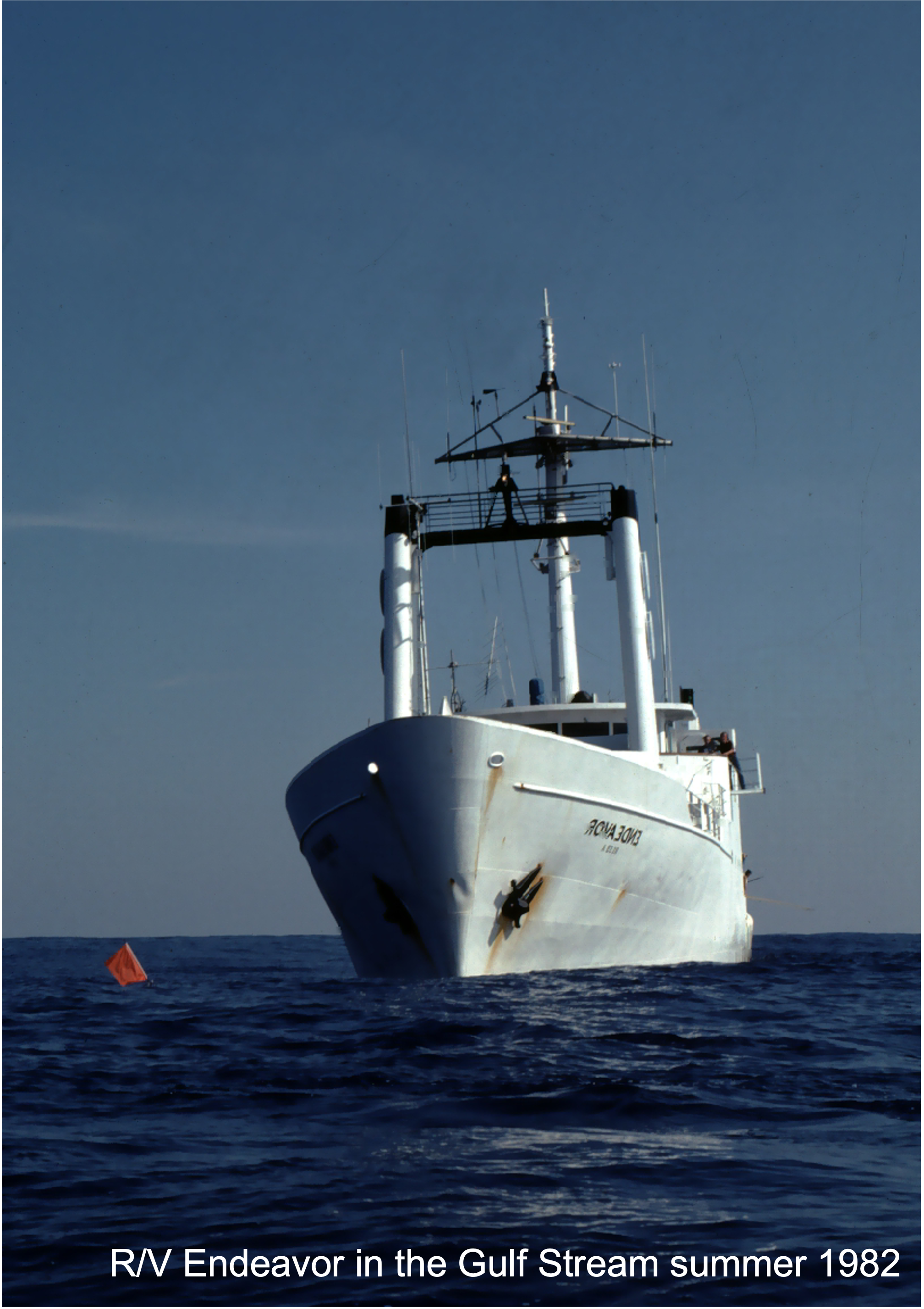 R/V Endeavor at sea.